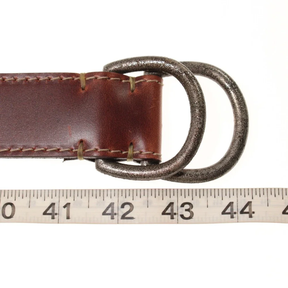 Torino Leather Company NWT Classic Belt Size 36 US in Solid Brown Leather